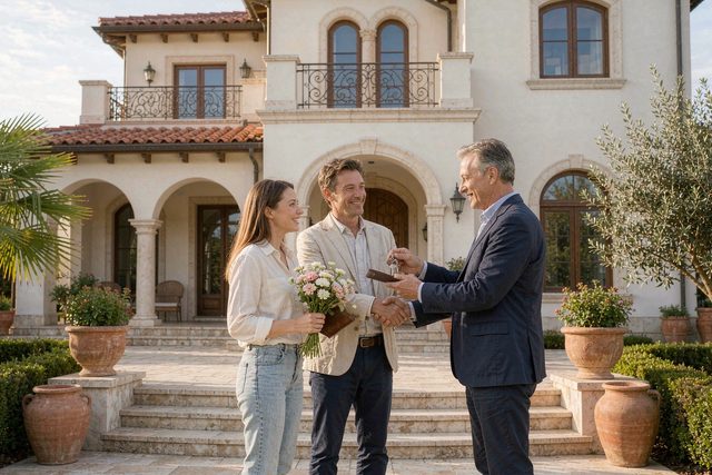 Keys in hand at completion