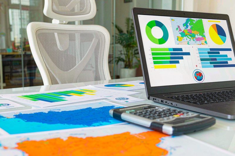 Regional market research with maps and data